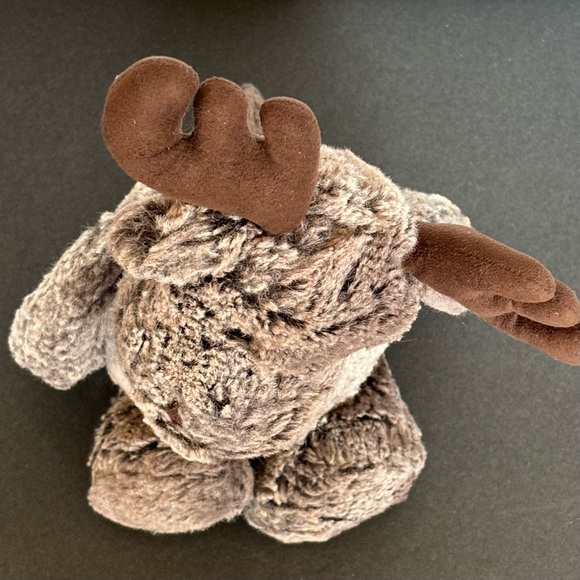 Jellycat Bashful MARTY MOOSE 13” Brown Plush Stuffed Animal Pre-owned - Picture 6 of 10